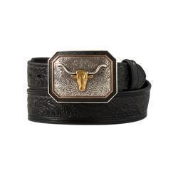 Ariat Men's Floral Embossed Belt- Belt