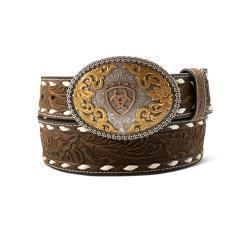 Ariat Men's Oval Buckle- Aged Bark