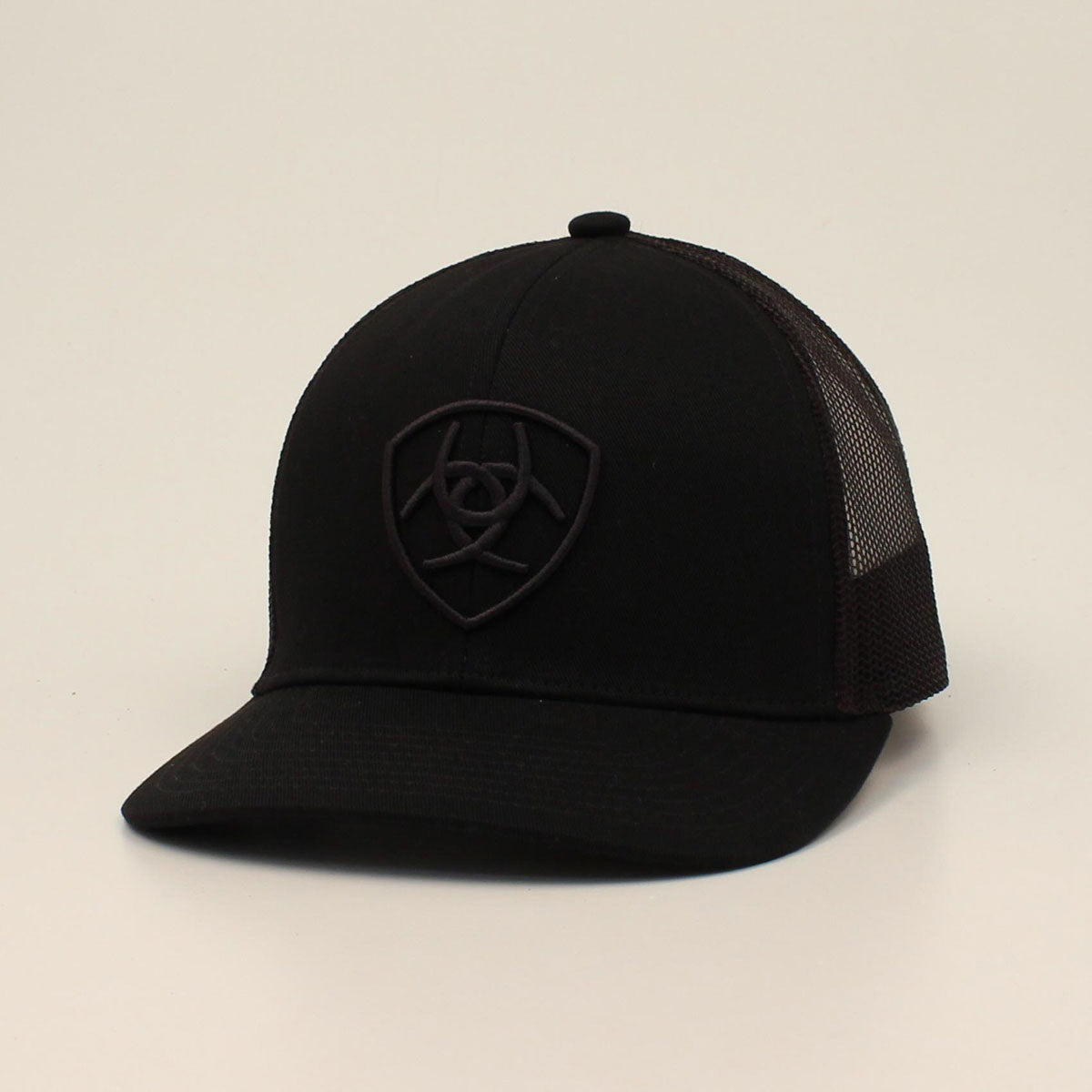 Ariat Men's Snapback Shield Logo Cap - Black