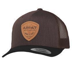 Ariat Men's Snap Back Patch Cap-Brown