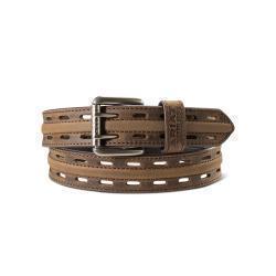 Ariat Men's 1 1/2" Work Belt Double Hole- Brown