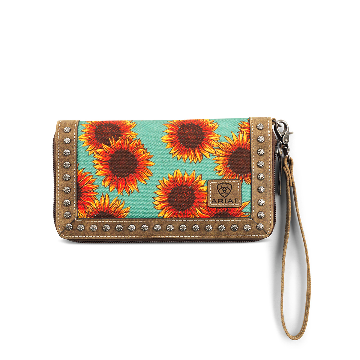 Ariat Ladies Sunflower Print Clutch - Multi Coloured