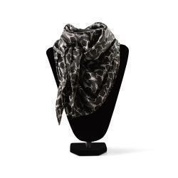 Wild Rag 37 x 37 Wild Rag Deer Skull-Black - Irvine Tack & Western Wear