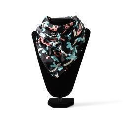 Wild Rag 37 x 37 Wild Rag Neon Flamingos Print- Multi