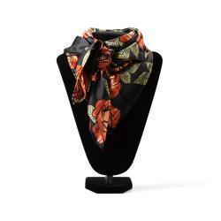 Wild Rag 37 x 37 Wild Rag Retro Rose- Black