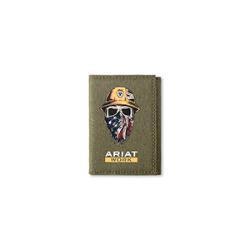 Ariat Work Trifold Wallet- Dark Green