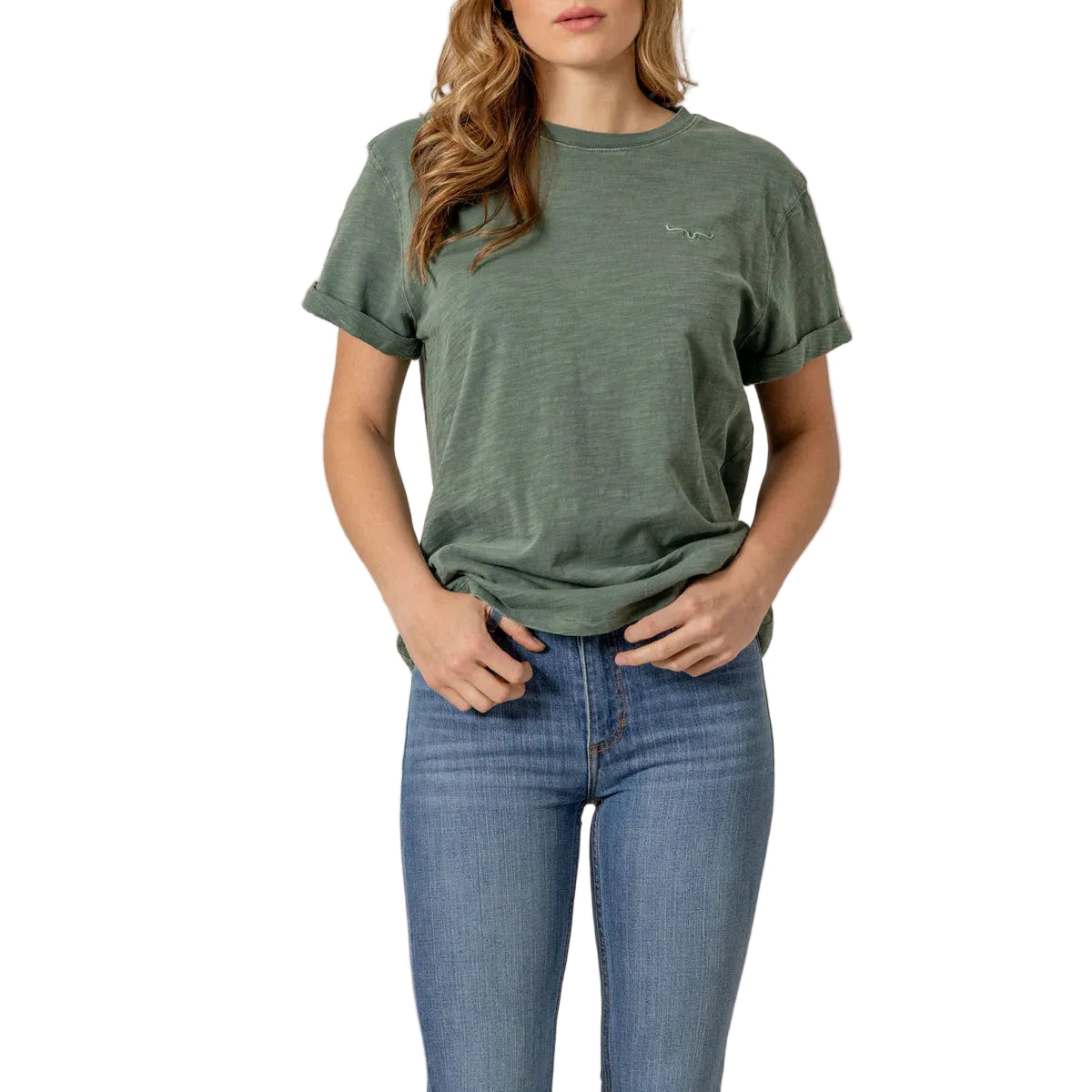 Kimes Women's Ashley Short Sleeve Tee Shirt - Blue