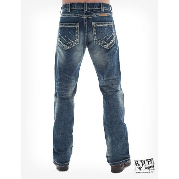 B.Tuff Men's Torque Jeans - Medium Stonewash