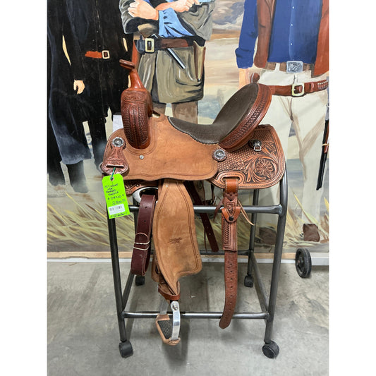 Irvine 15" USA Barrel Saddle - Demo - Irvine Tack & Western Wear
