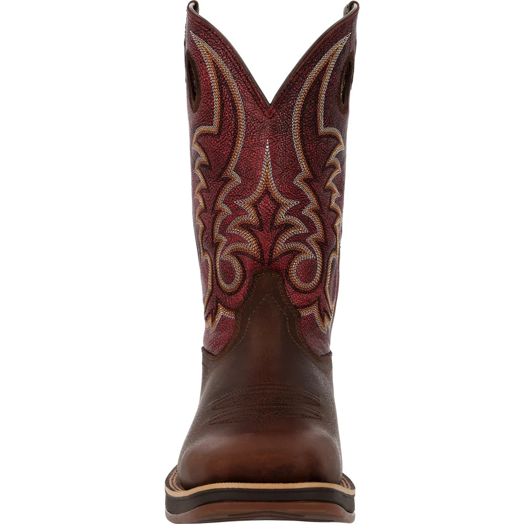 Durango Men's Rebel Ultra Lite Western Boots - Coffee/Sangria Red