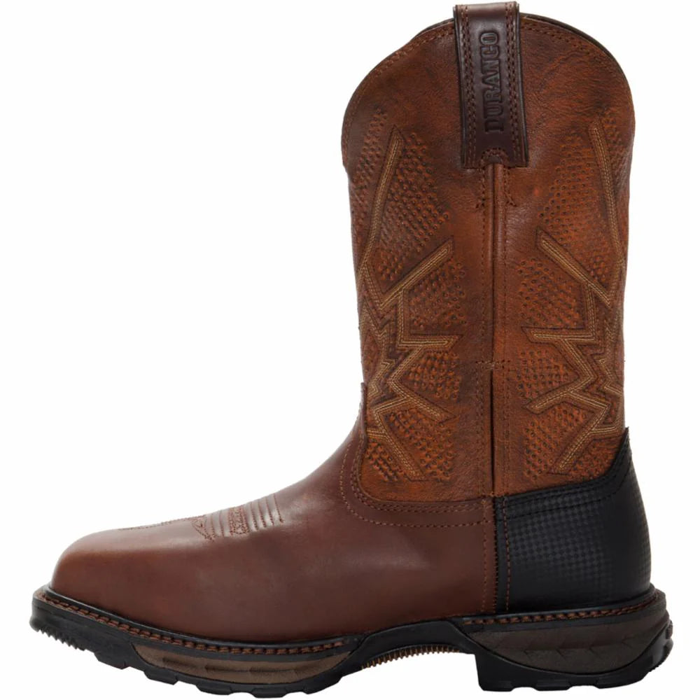 Durango Men's Maverick XP CSA 11" Ventilated Steel Toe Western Boot - Tobacco