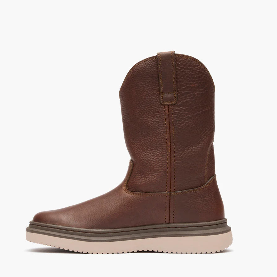 Georgia Men's 11" Pull-On Work Boot - Dark Brown