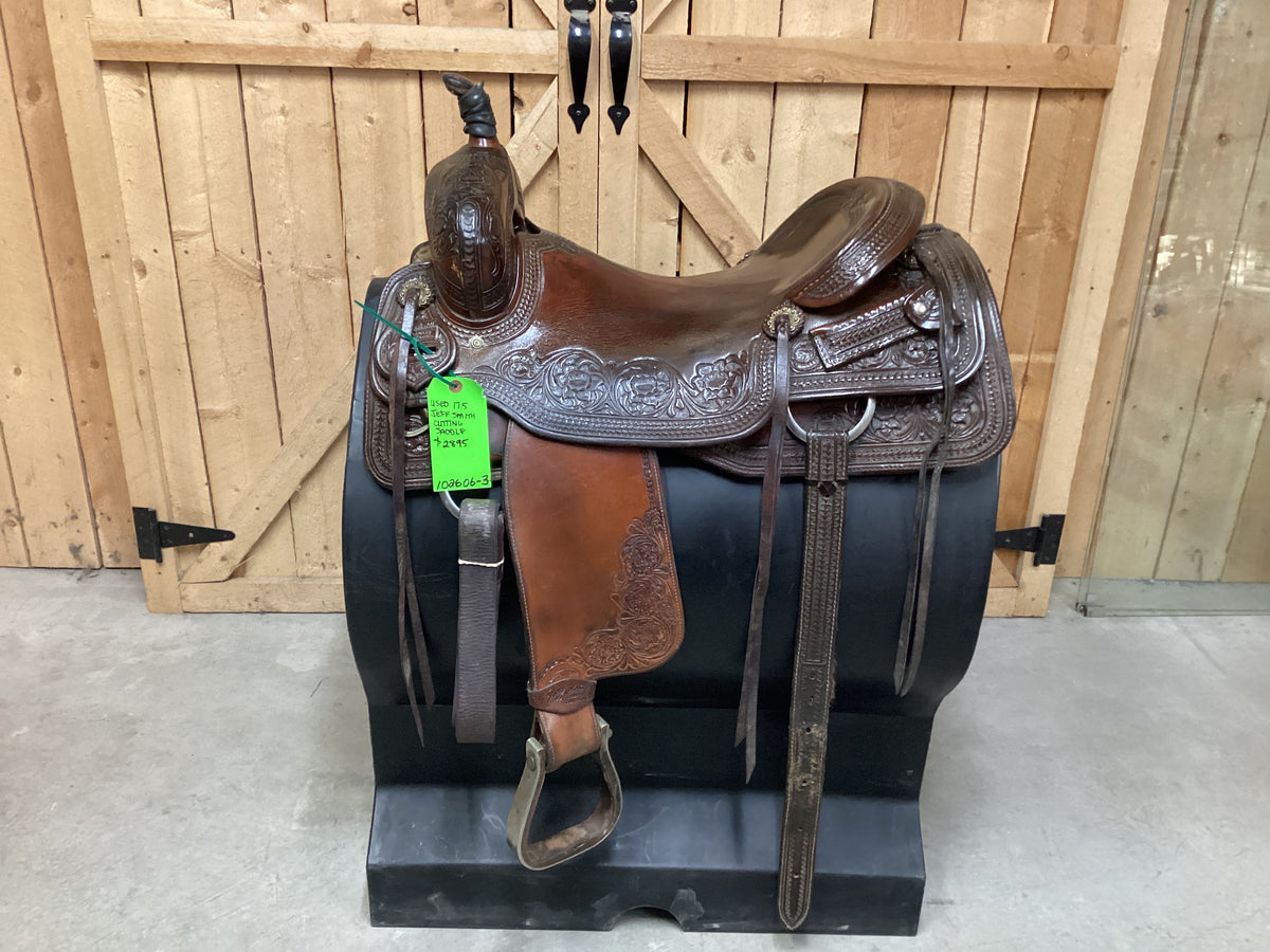 Used 17.5 Jeff Smith Cutting Saddle