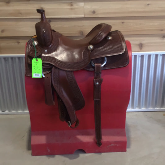 Irvine Custom 16" Ranch Cutter Saddle