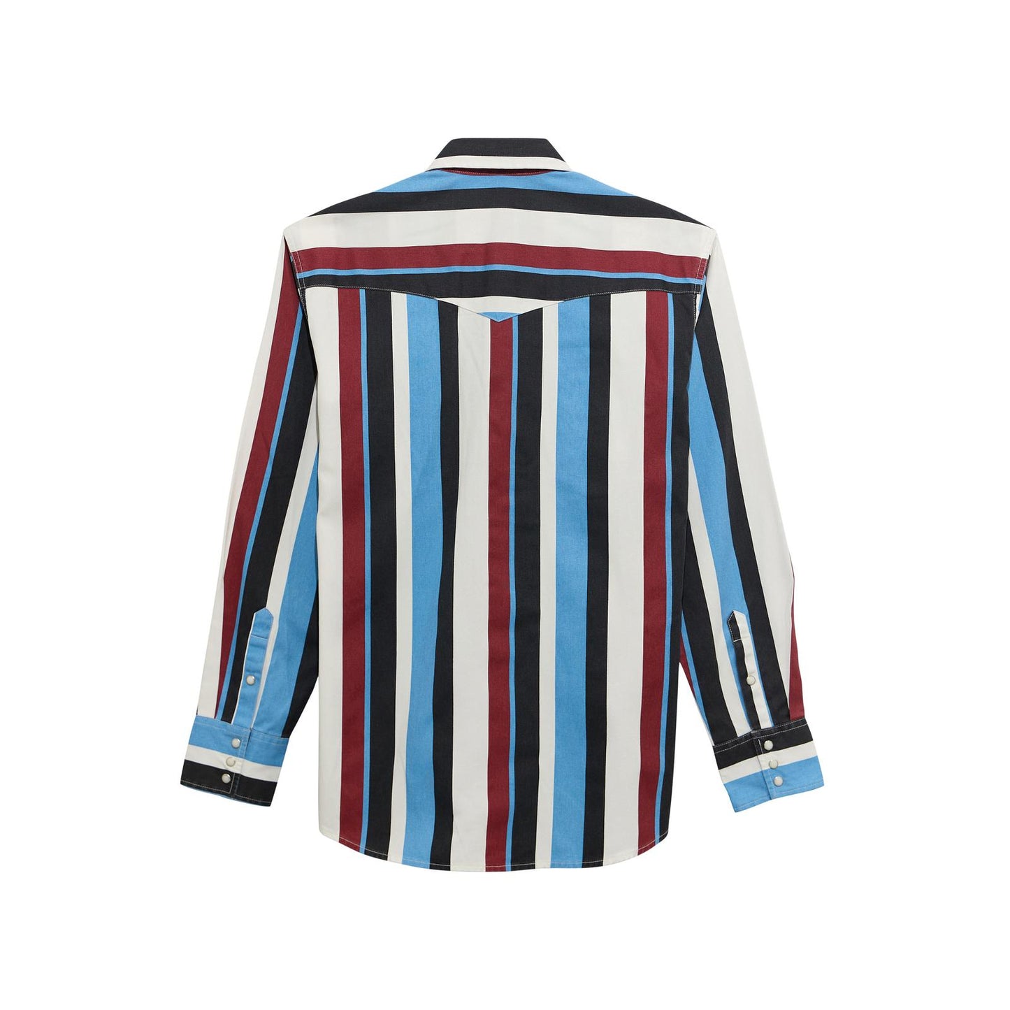 Wrangler Boy's Vintage Brushpopper Long Sleeve Shirt - Blue Multi