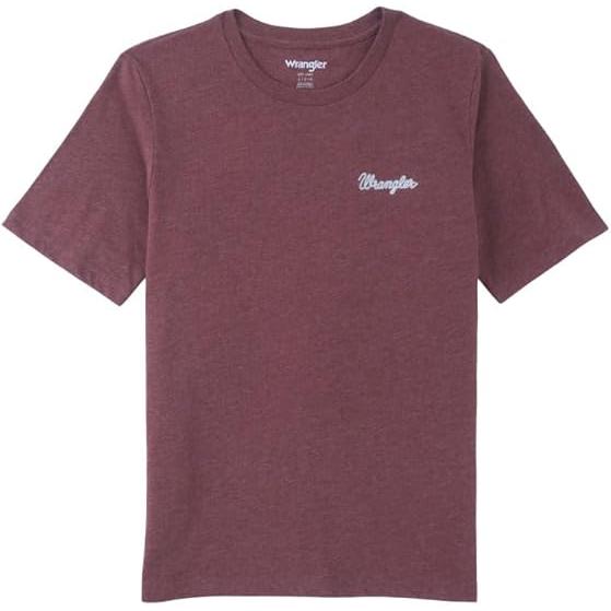 Wrangler Boy's T-Shirt - Burgundy