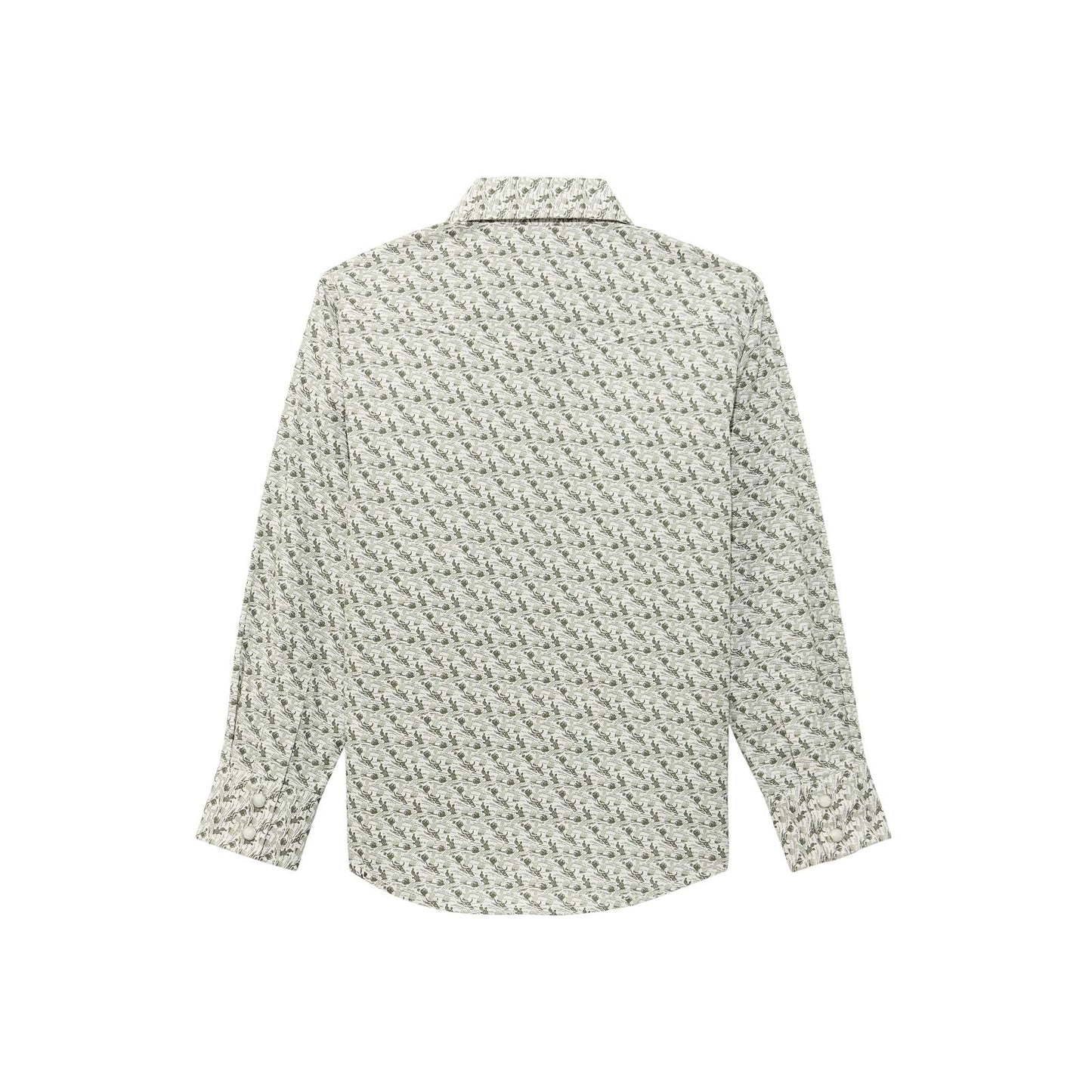 Wrangler Boy's 20X Advanced Comfort Long Sleeve Shirts - Green