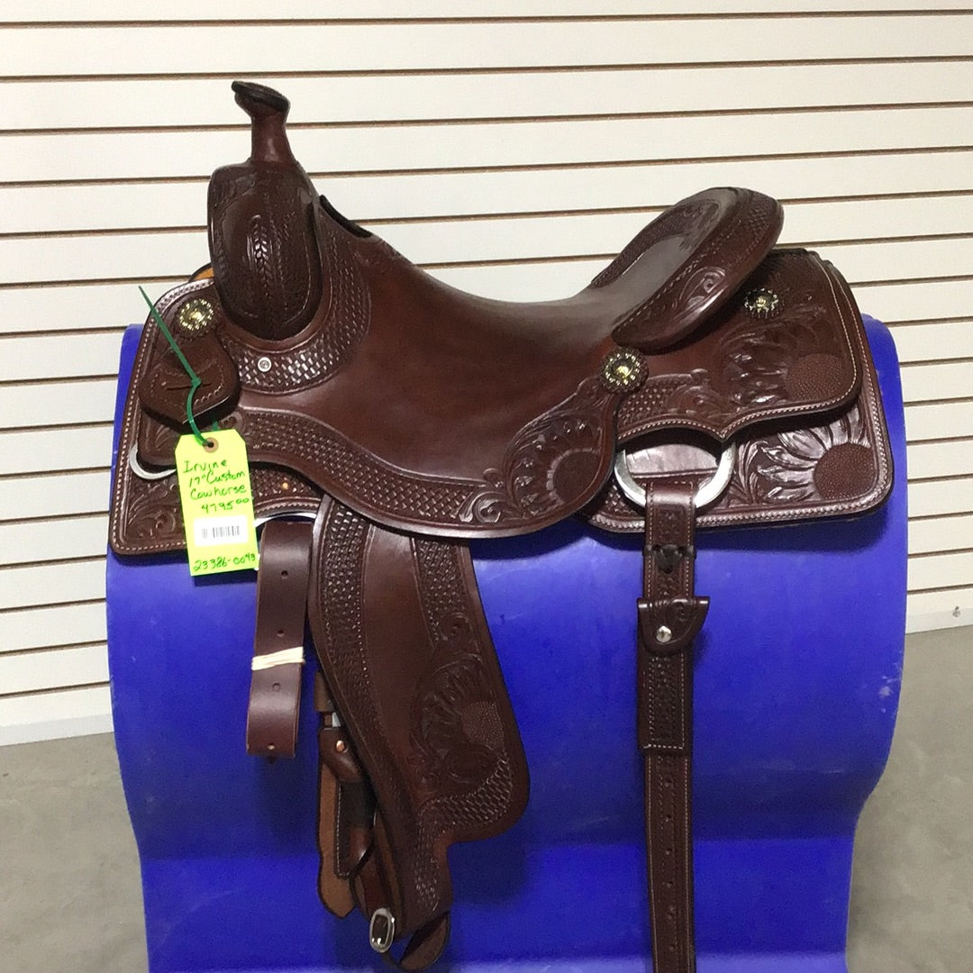 Irvine  17"  Custom  Cowhorse Saddle