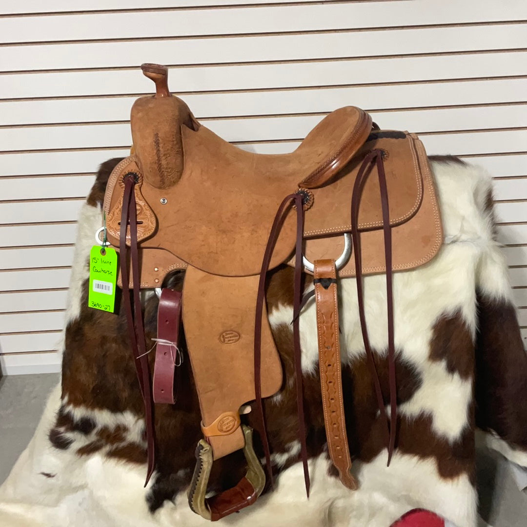 Irvine 15" Cowhorse Saddle