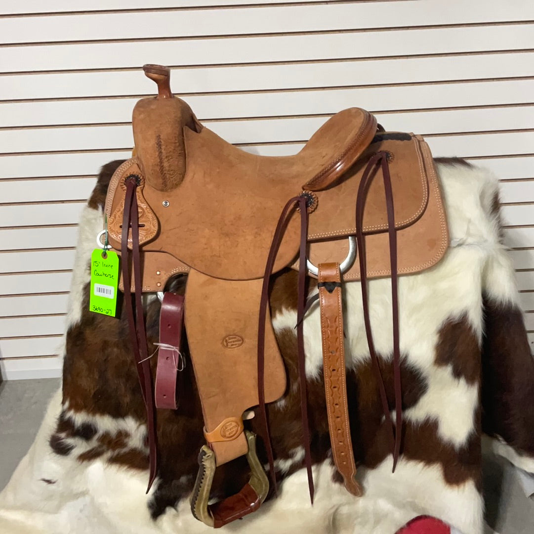Irvine 15" Cowhorse Saddle