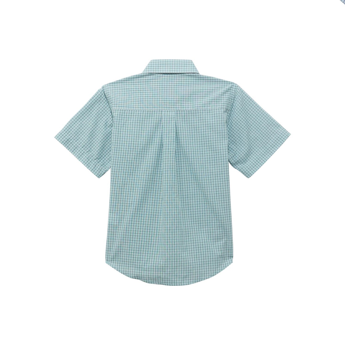 Wrangler Boy's Riata Short Sleeve Plaid Shirt - Multiple Colours