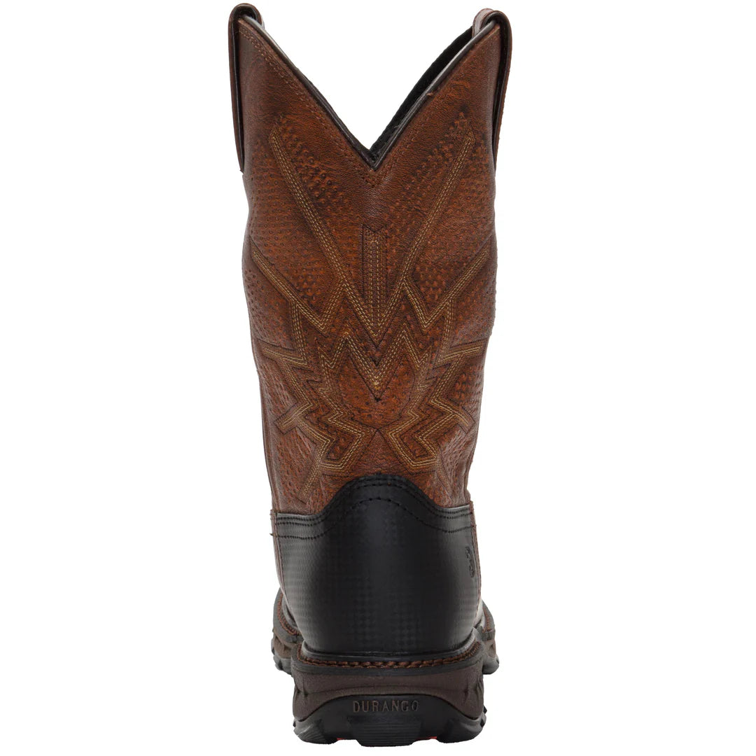 Durango Men's Maverick XP CSA 11" Ventilated Steel Toe Western Boot - Tobacco
