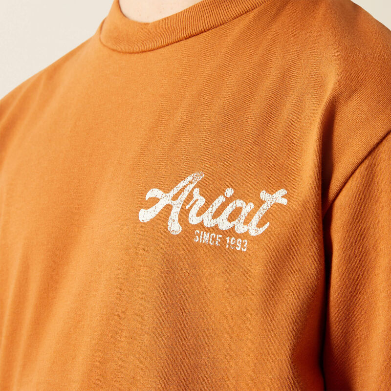 Ariat Boy's Coyote Country Short Sleeve Tee-Shirt - Adobe - Irvine Tack & Western Wear