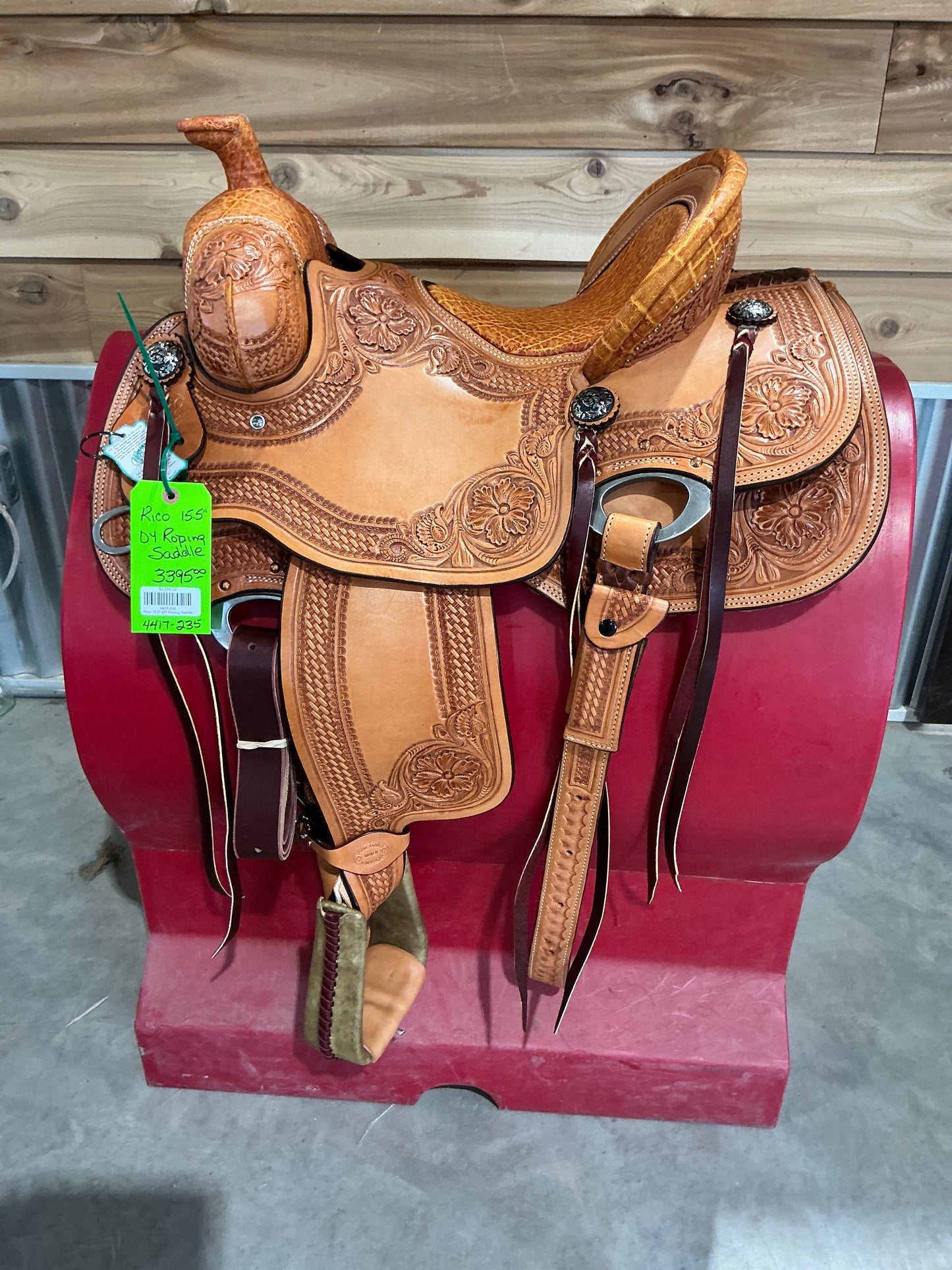 Rico 15.5" OY Roping Saddle