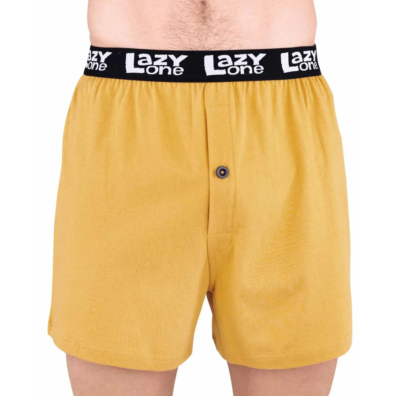 Lazy One Men's G.O.A.T. Boxer - Yellow