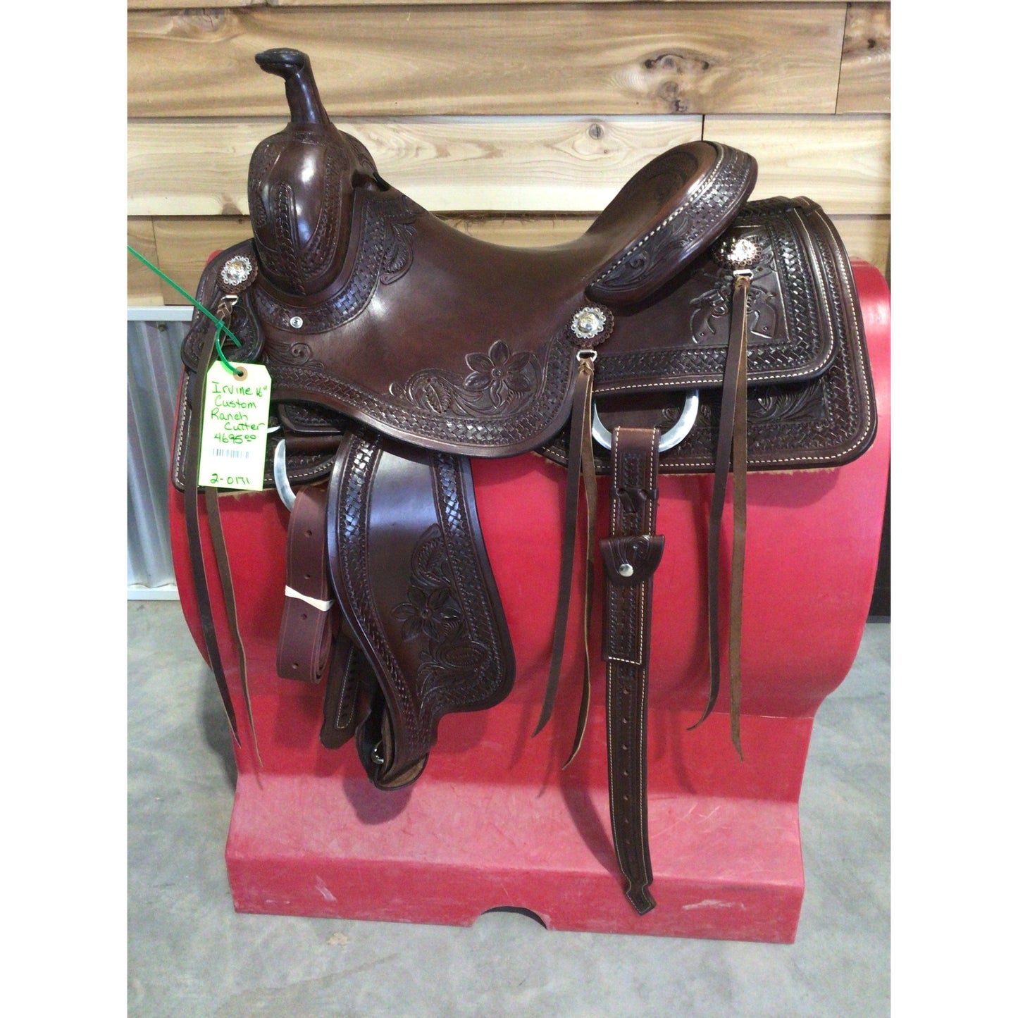 Irvine Custom 16" Ranch Cutting Saddle