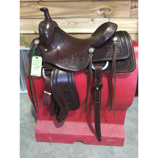 Irvine Custom 16" Ranch Cutting Saddle
