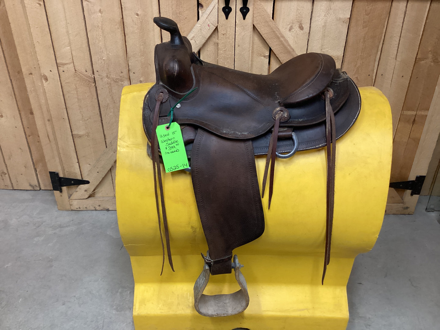 Used 15” Western Saddle (no name)