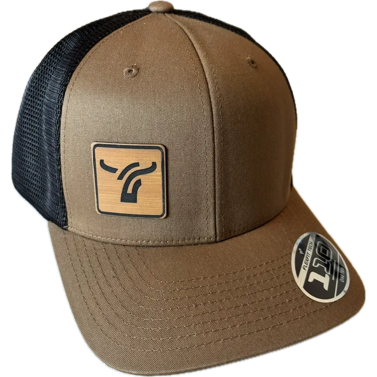 B8 Ranch Leatherette Logo Bi Colour Cap - Multiple Colour Combinations