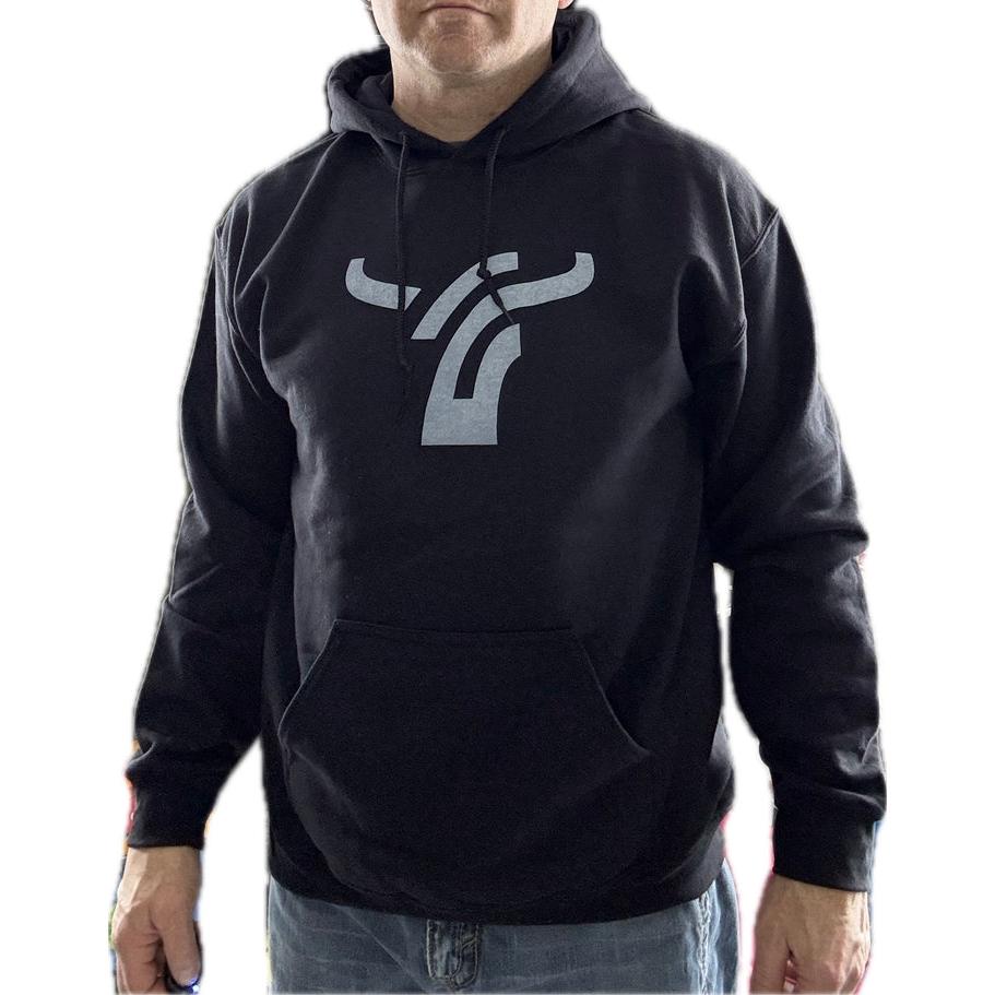 B8 Ranch Apparel Unisex LS Large Logo Hoodie- Multiple Colour Combinations