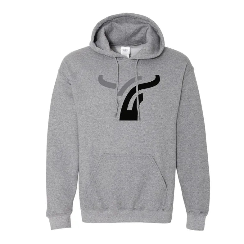 B8 Ranch Apparel Unisex LS Large Logo Hoodie- Multiple Colour Combinations