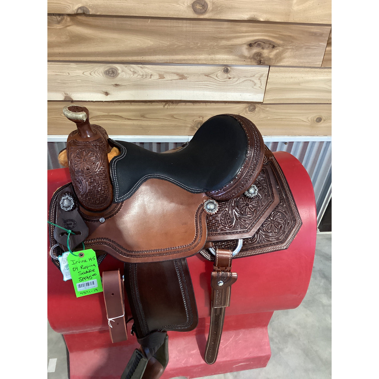 Irvine 14.5" OY Roping Saddle