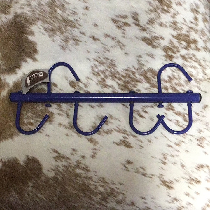 Irvine Steel Tack Rack - 6 Hooks - Irvine Tack &amp; Western Wear
