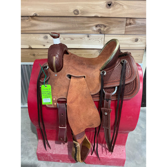 Irvine 15" Association Ranch Saddle w/ Seat Riggin