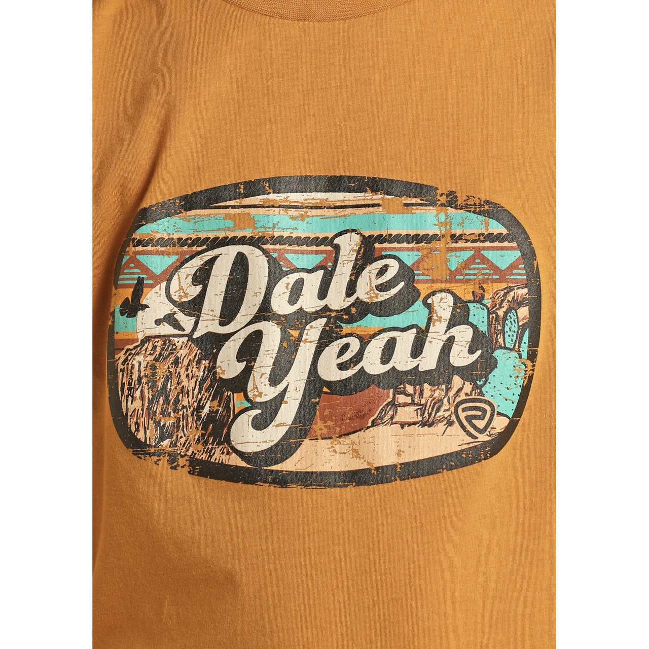 Rock & Roll Boy's Dale Graphic Tee - Mustard