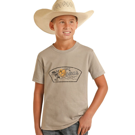 Rock & Roll Boy's Graphic Tee - Grey