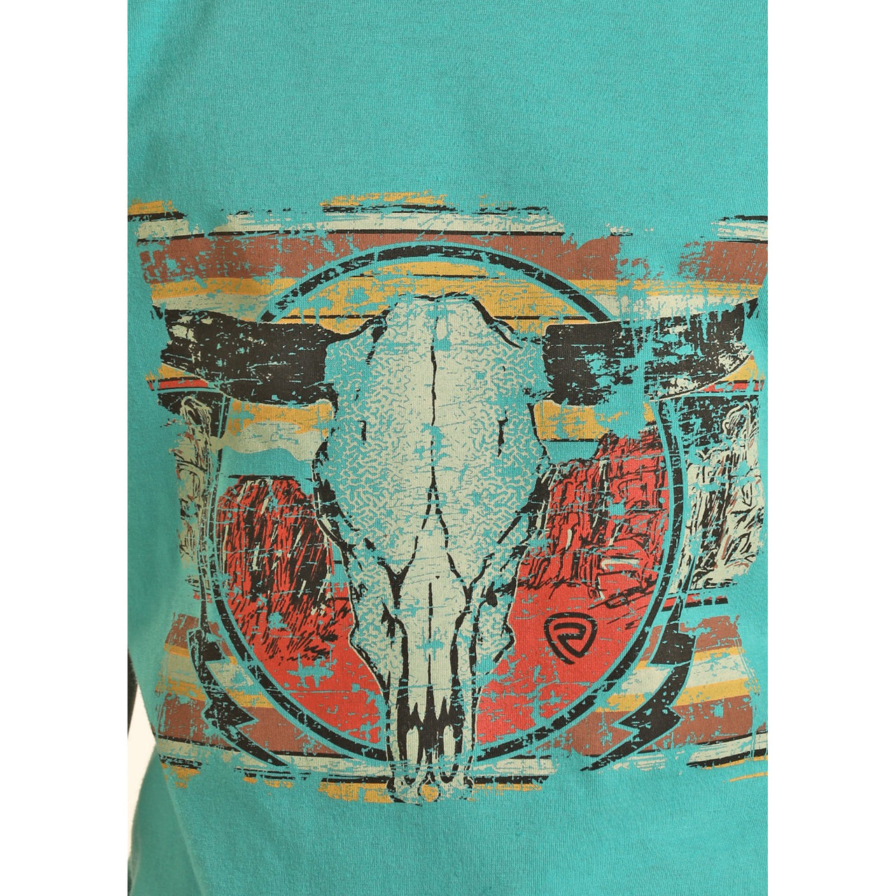 Rock & Roll Boy's Graphic Tee - Turquoise