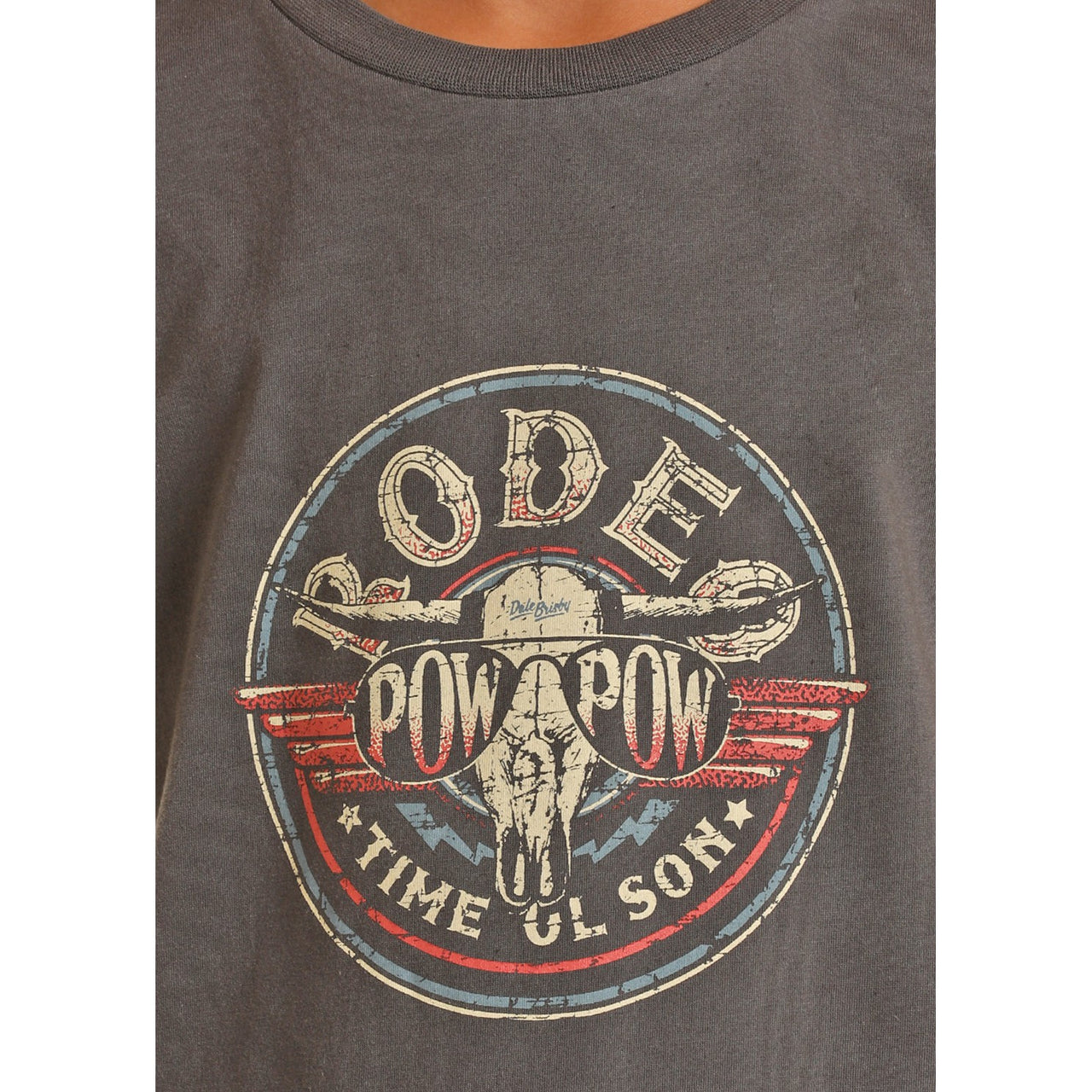 Rock & Roll Boy's Dale Graphic Tee - Charcoal