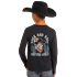 Rock & Roll Boy's Graphic Skulls Long Sleeve Shirt - Black