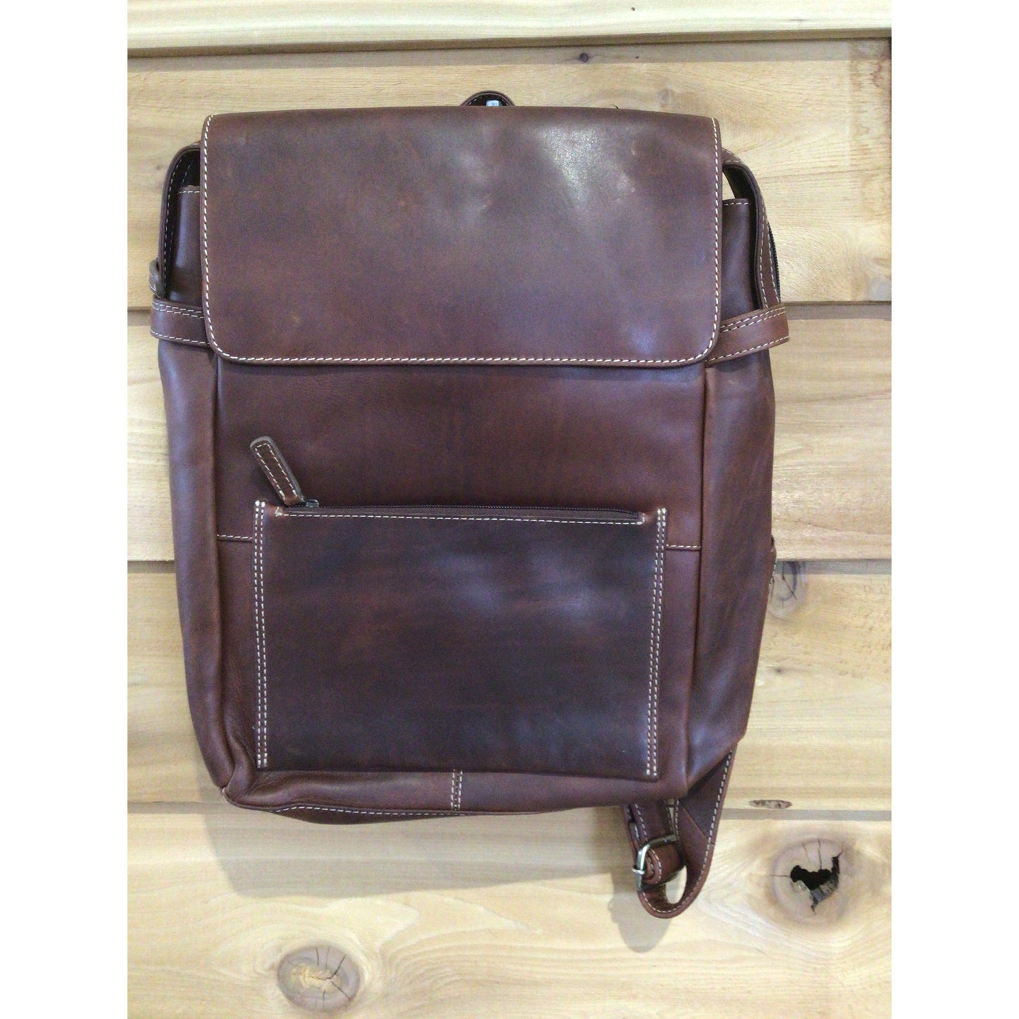 Rugged Earth Leather Backpack