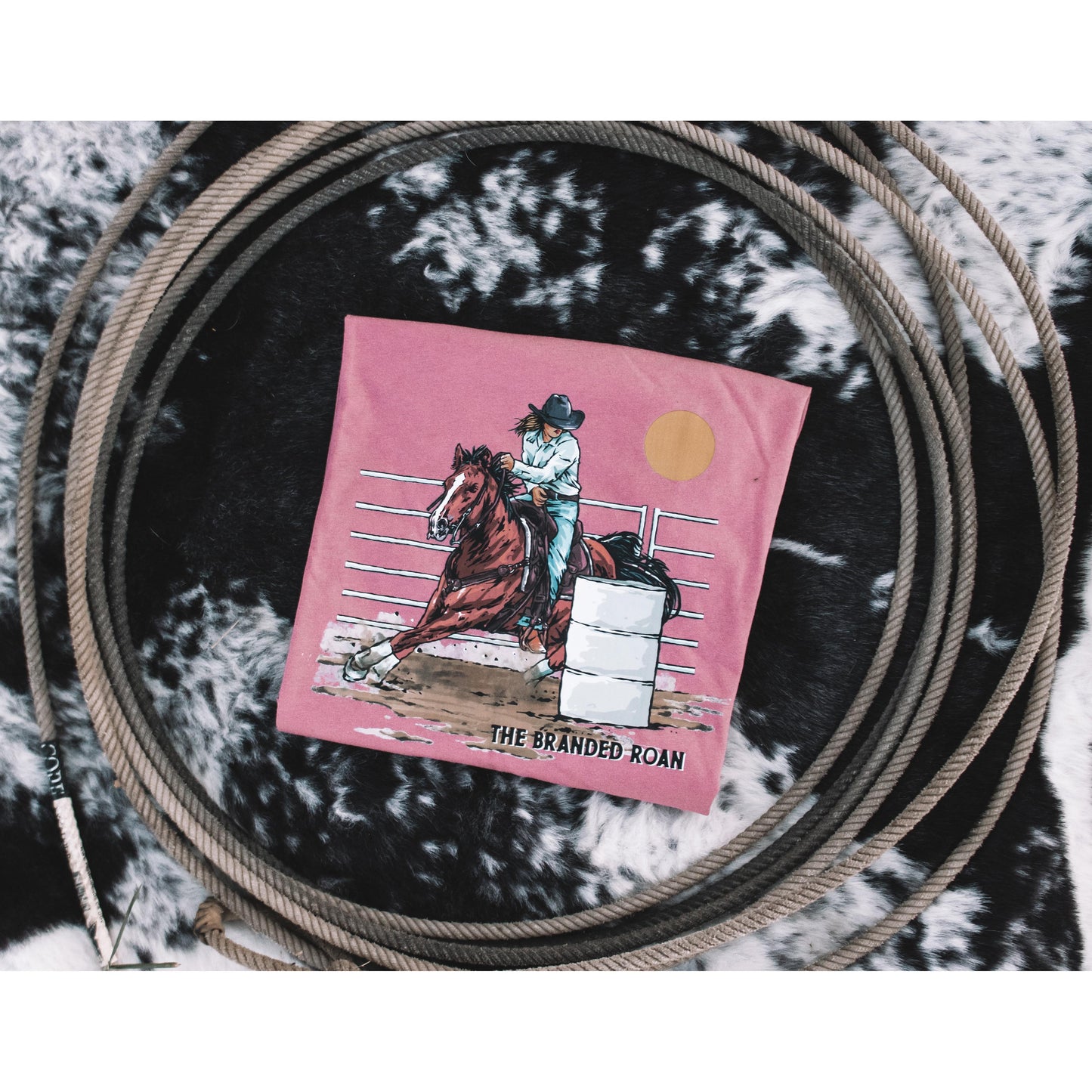 The Branded Roan - Barrel Racer Tee