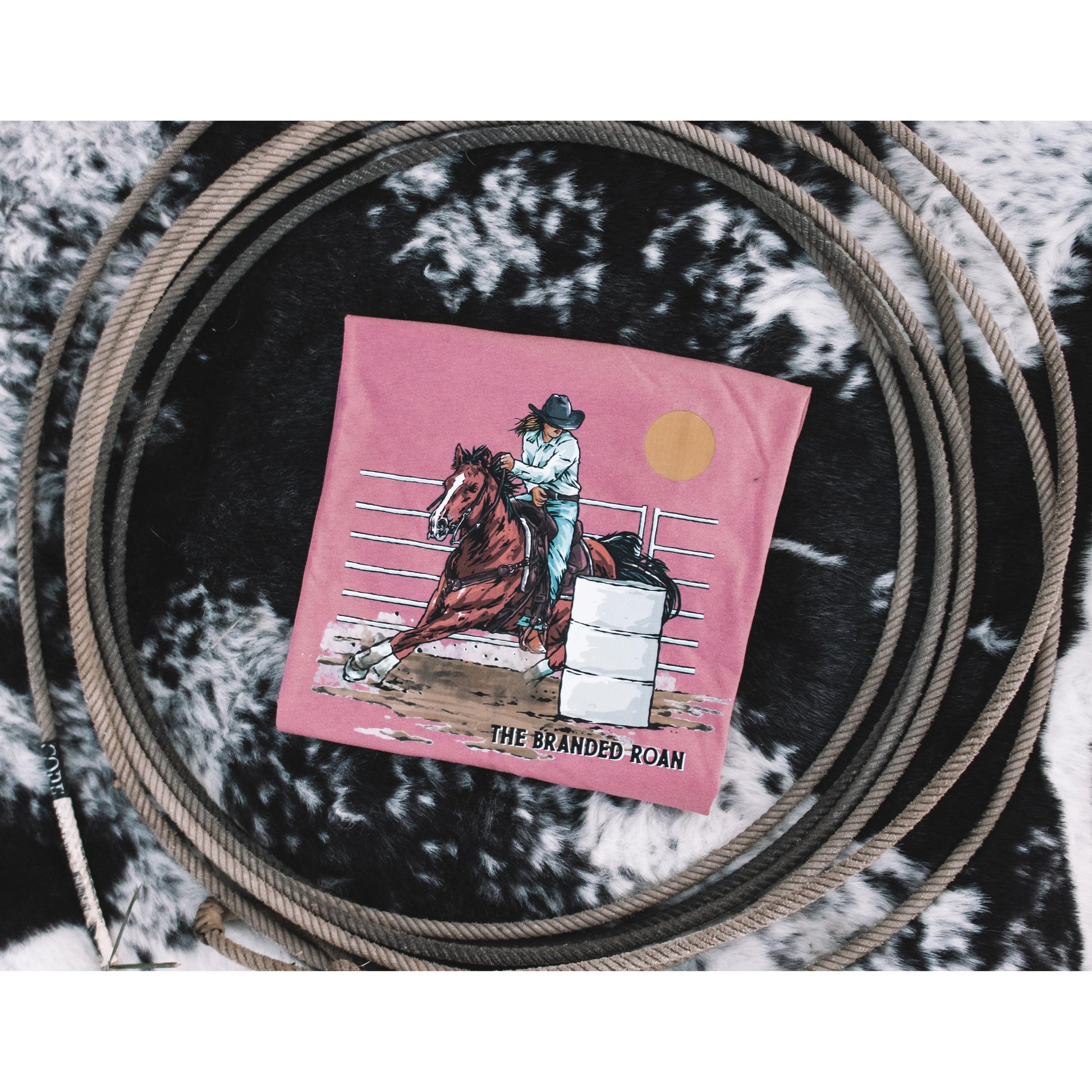 The Branded Roan - Barrel Racer Tee