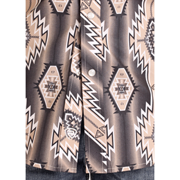 Rock & Roll Boys RR Woven Long Sleeve Shirt - Dark Brown