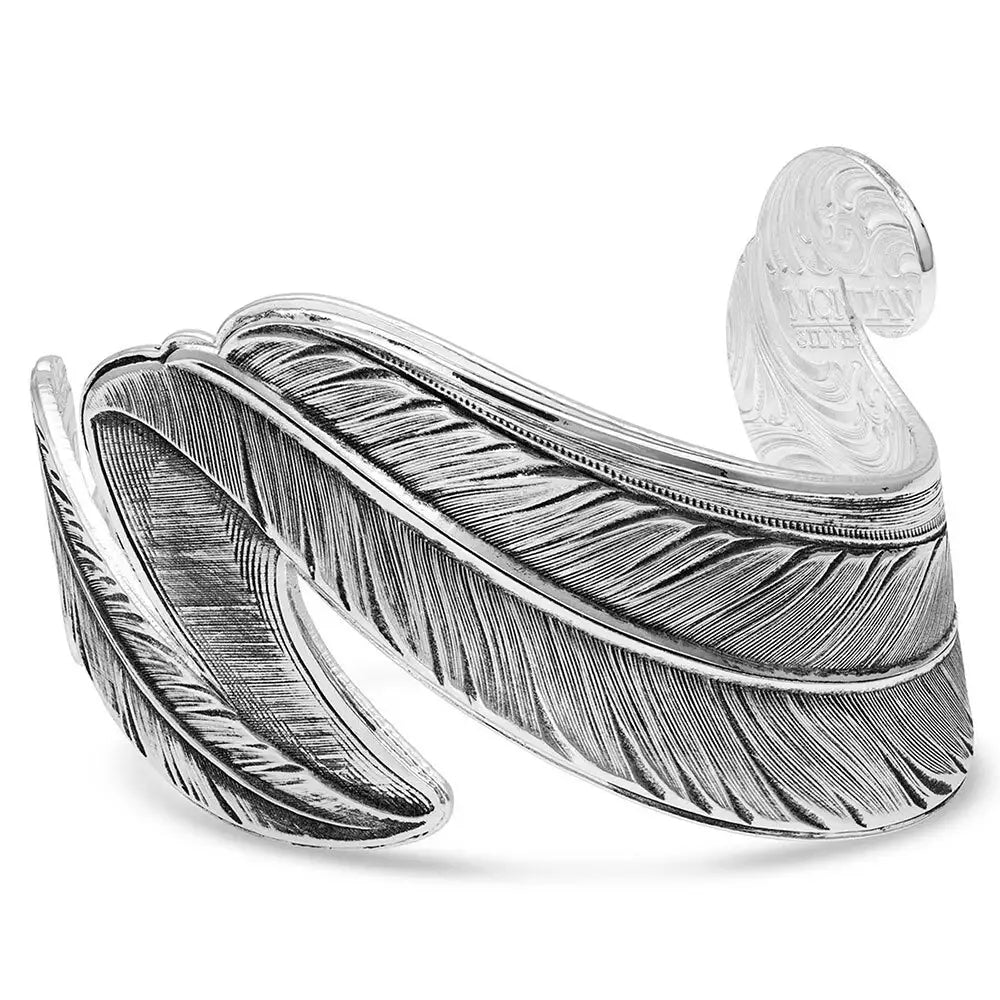 Montana Silversmiths - Sunkissed Free Spirit Rose Feather Bracelet