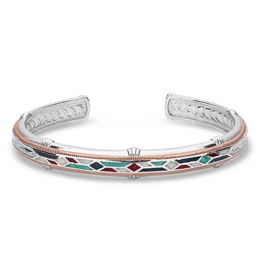 Montana Silversmith Western Mosaic Cuff Bracelet