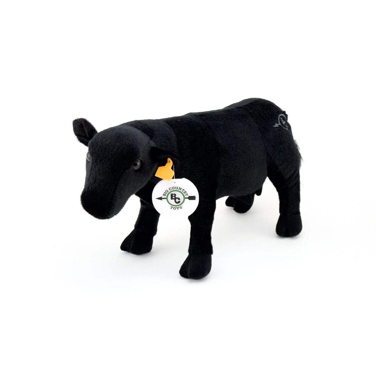 Big Country Toys 14" Plush Black Angus Cow